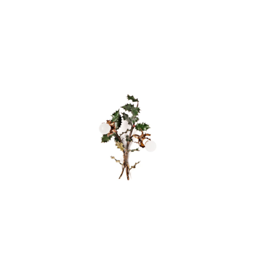 ATWO-BULB HOLLY WALL SCONCE